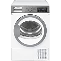 Smeg DHT83LIT-1 Independiente Carga frontal 8kg A+++ Plata- Color blanco - Secadora (Independiente- Carga frontal- Bomba…